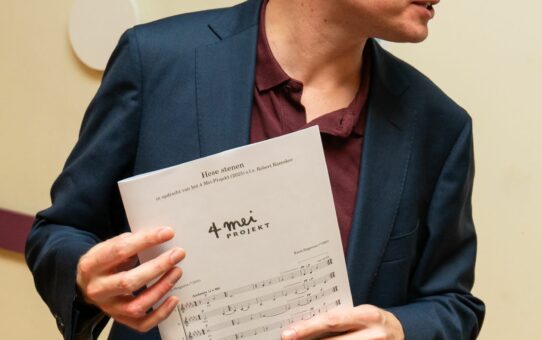 Jonge componist Karel Stegeman presenteert compositie